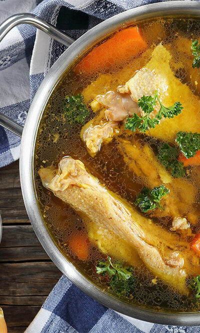 Healthy bone broth recipes for those with osteoporosis